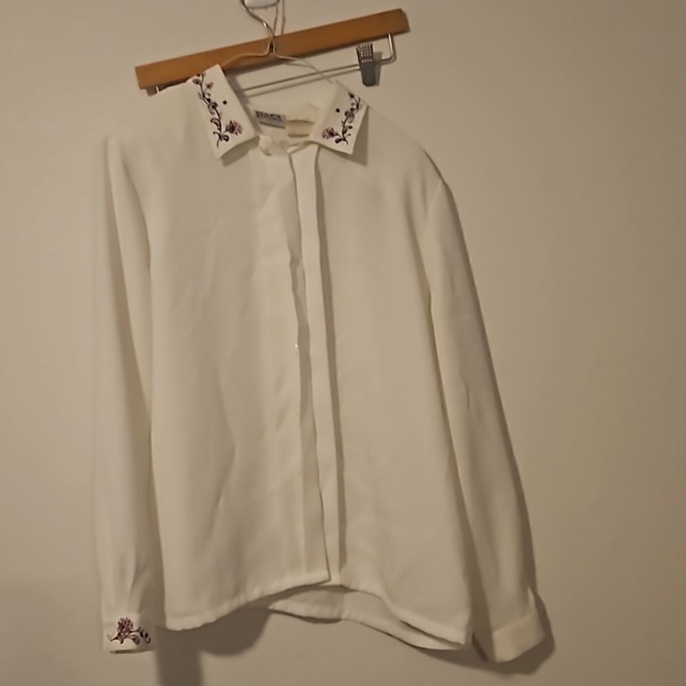 NAPA STUDIO WOMAN VINTAGE BLOUSE SIZE 14